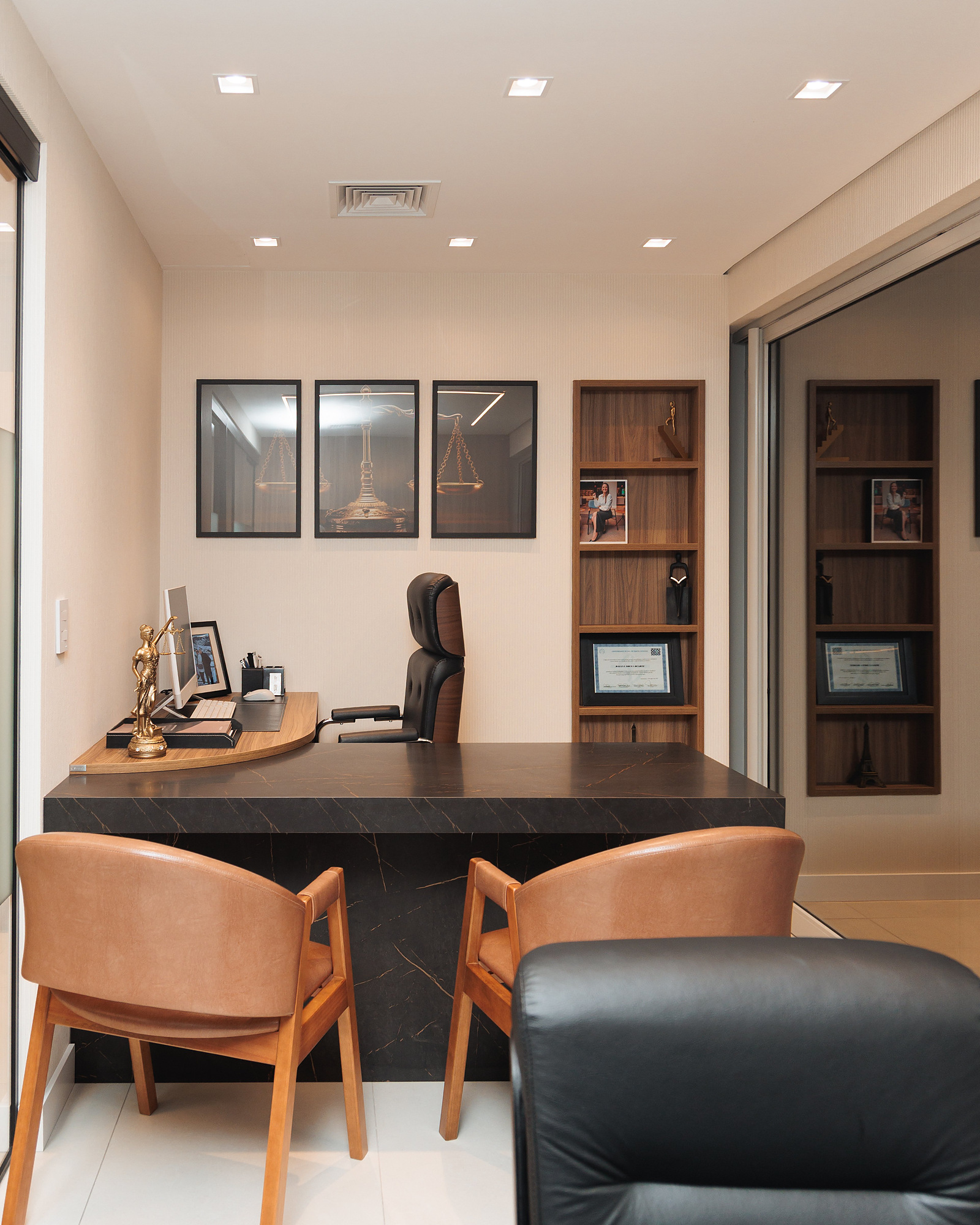 Sala de atendimento do escritório DSD Advocacia Associada