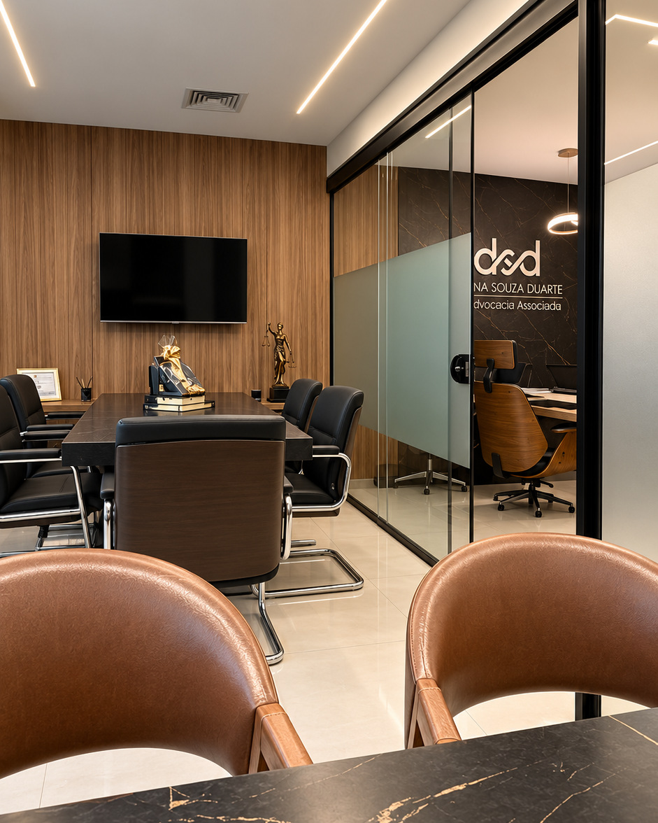 Sala de reunião do escritório DSD Advocacia Associada